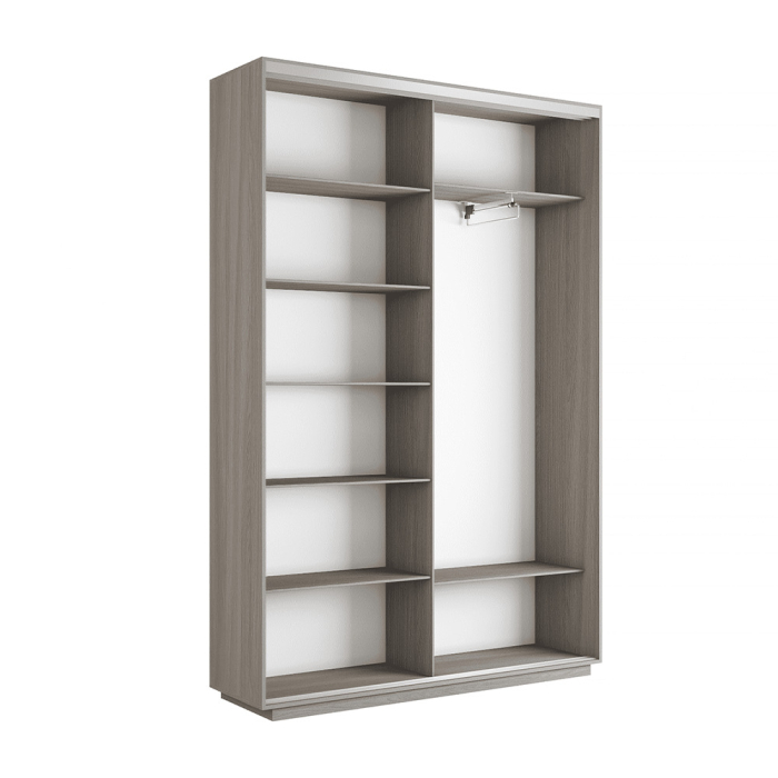 Шкафы-купе 2-х дверные, Шкаф-купе Экспресс 2-х дверный Фотопечать Ленты Стекла 160х45х240