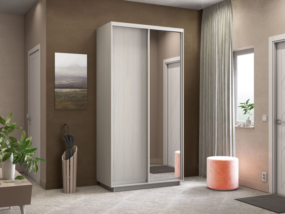 Шкафы-купе, Шкаф-купе Экспресс Медиум дуо 2200 x 1200 х 600