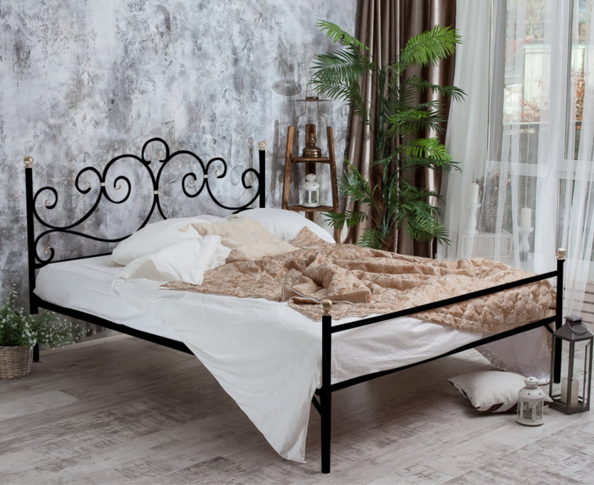 Кованые кровати, Кованая кровать Флоренция 1.6 с одной спинкой