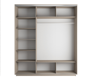 Шкаф-купе Экспресс Медиум (2 зеркала) трио 2200 x 1800 x 600