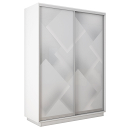 Шкаф-купе Экспресс 2-х дверный Фотопечать Квадрат Стекла 120х60х240