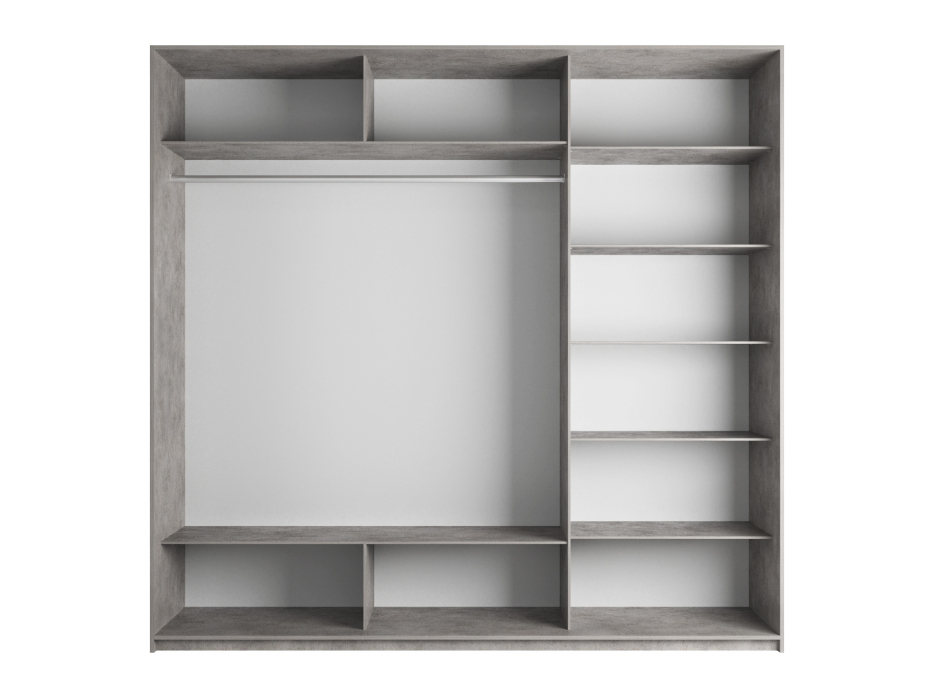 Шкафы-купе 3-х дверные, Шкаф-купе Прайм 3-х дверный Стекла фисташка/ДСП/Доводчики 180х57х230