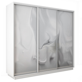 Шкаф-купе Экспресс 3-х дверный Фотопечать Шелк Стекла 180х60х240