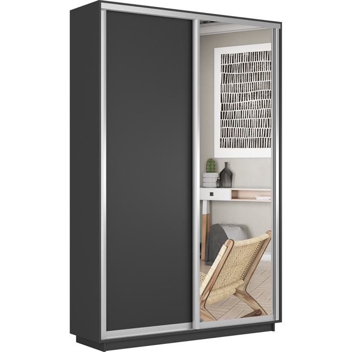 Шкафы-купе 2-х дверные, Шкаф-купе Экспресс Медиум дуо 2400 x 1200 x 450