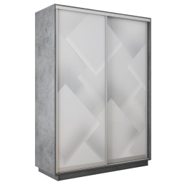 Шкаф-купе Экспресс 2-х дверный Фотопечать Квадрат Стекла 160х45х220