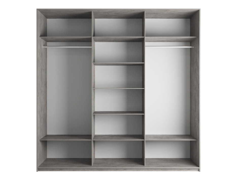 Шкафы-купе 3-х дверные, Шкаф-купе Эста 3-х дверный ДСП/Стекла фисташка/Доводчик 300х66х240