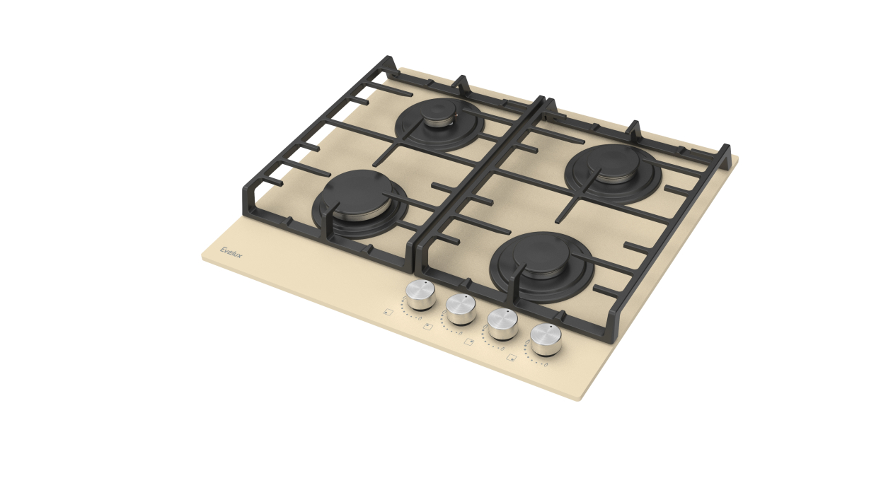 Встраиваемые варочные панели, Варочная панель газовая EVELUX HEG 600 IG