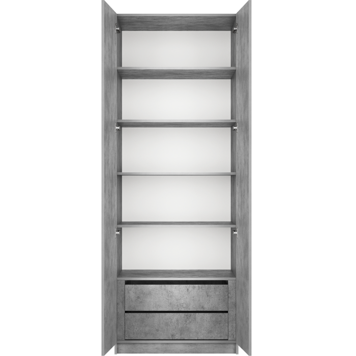 Шкафы распашные, Шкаф распашной Локер Распашной/доп. полки + модуль 80х220х53