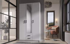 Для одежды, Шкаф Трио распашной 1,2 м ЛДСП