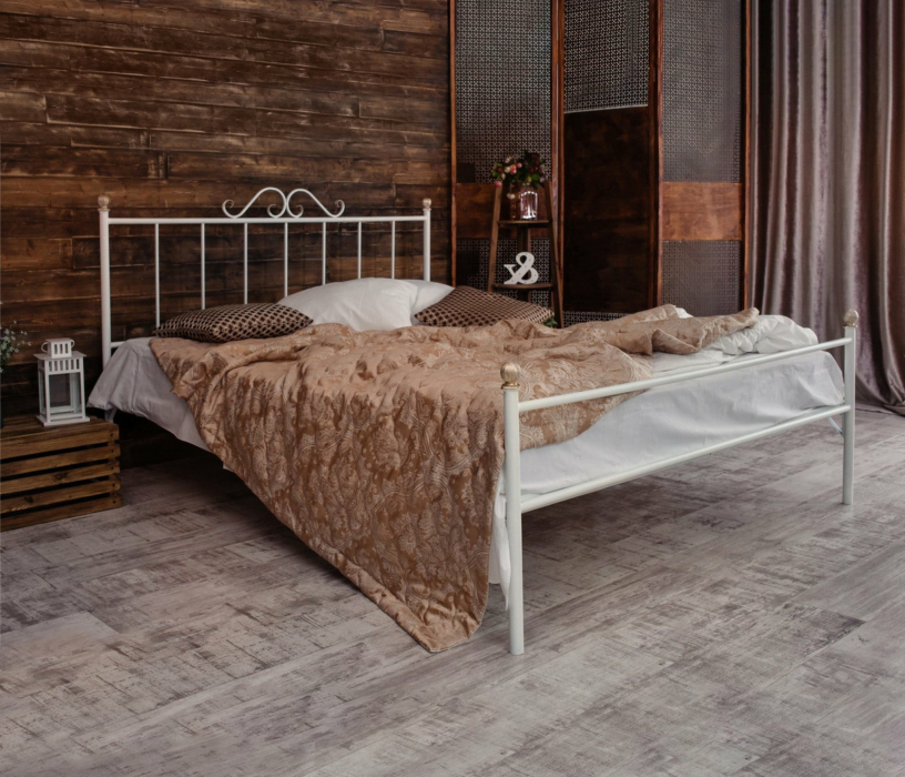 Кованые кровати, Кованая кровать Оливия 1.8 с одной спинкой
