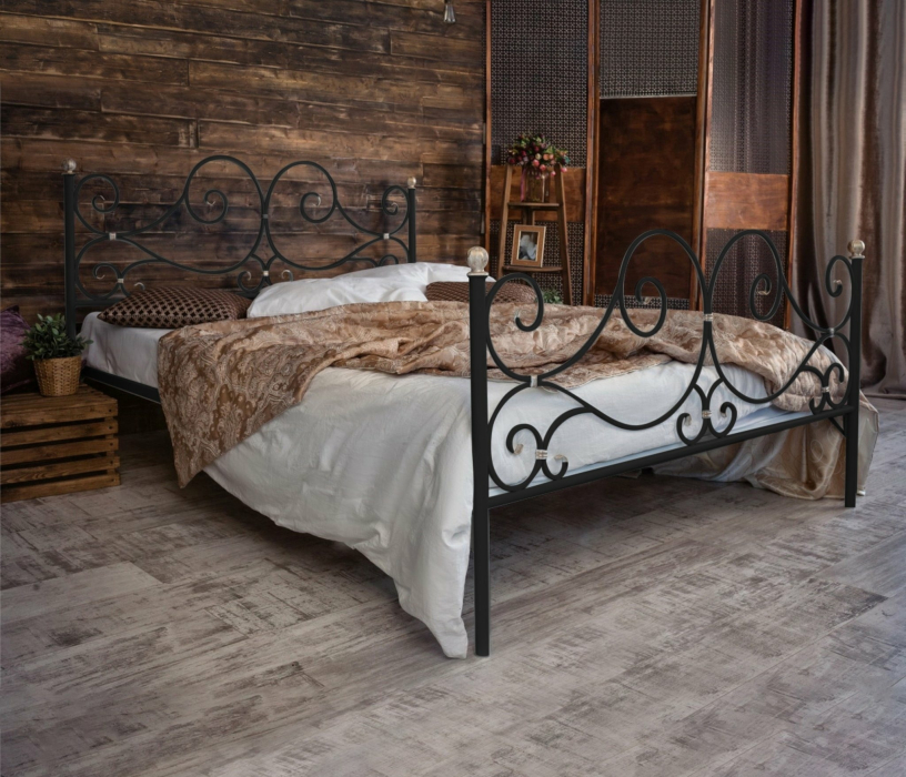 Кованые кровати, Кованая кровать Верона 1.4 с двумя спинками