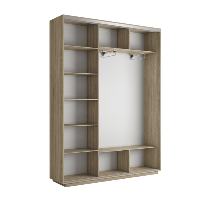 Шкафы-купе 3-х дверные, Шкаф-купе Экспресс 3-х дверный Фотопечать Калейдоскоп Стекла 210х45х240