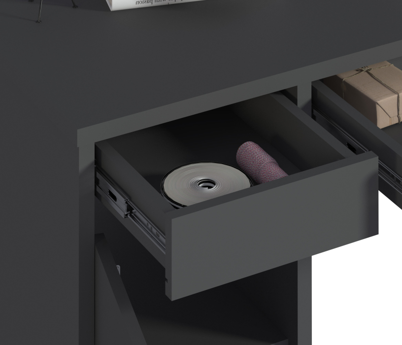 Прямые компьютерные столы, Стол Мика СБ-3309 Диамант серый