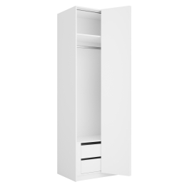 Шкаф складной Е1 Локер ("Гармошка" с системой Push to Move/Правый)81х52.5х220 см, с модулем