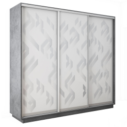 Шкаф-купе Экспресс 3-х дверный Фотопечать Ленты Стекла 240х45х220