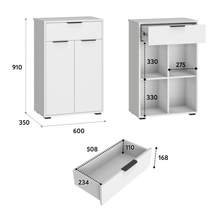 Комоды, Комод Оптима ОП-06