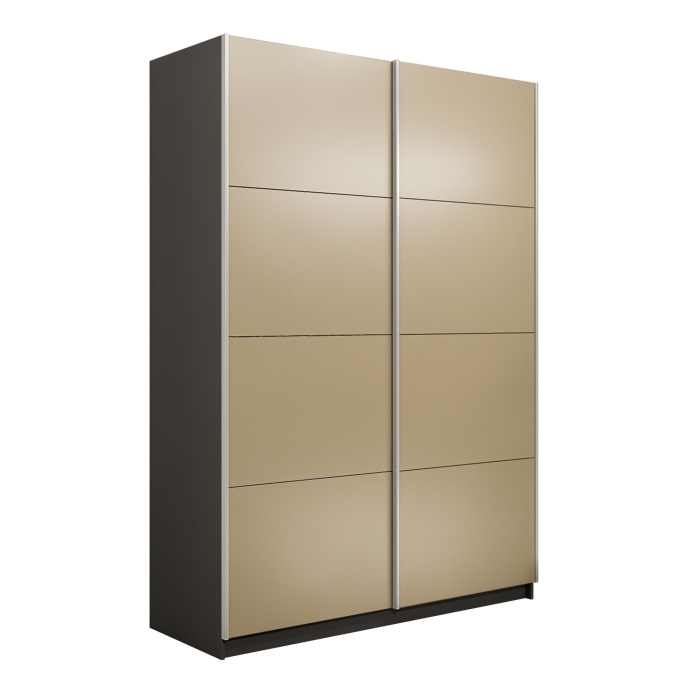 Шкафы-купе 2-х дверные, Шкаф-купе Прайм 2-х дверный Стекла фисташка/Доводчики 160х57х230