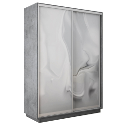 Шкаф-купе Экспресс 2-х дверный Фотопечать Шелк Стекла 120х60х220