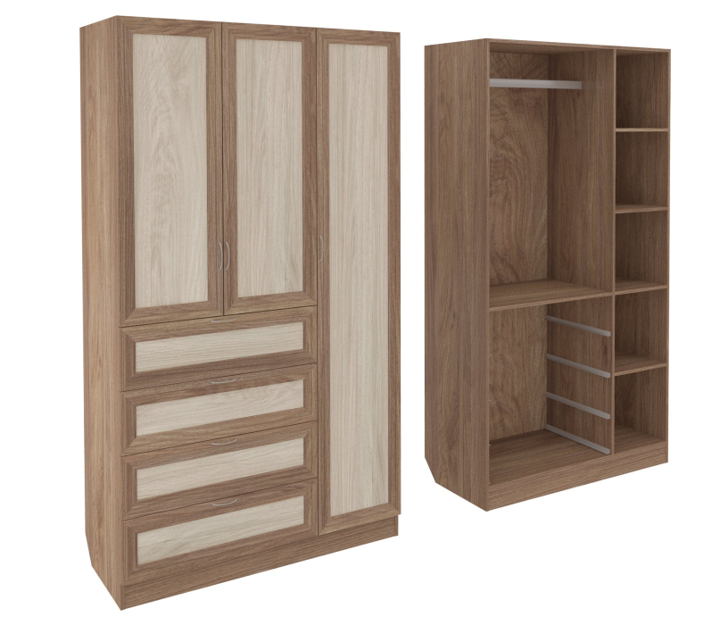 Шкафы распашные, Шкаф ШК-3/2