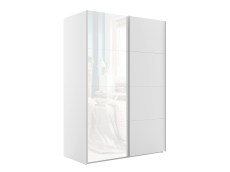 Шкафы-купе 2-х дверные, Шкаф-купе Эста ДСП+Зеркало 180х66х240