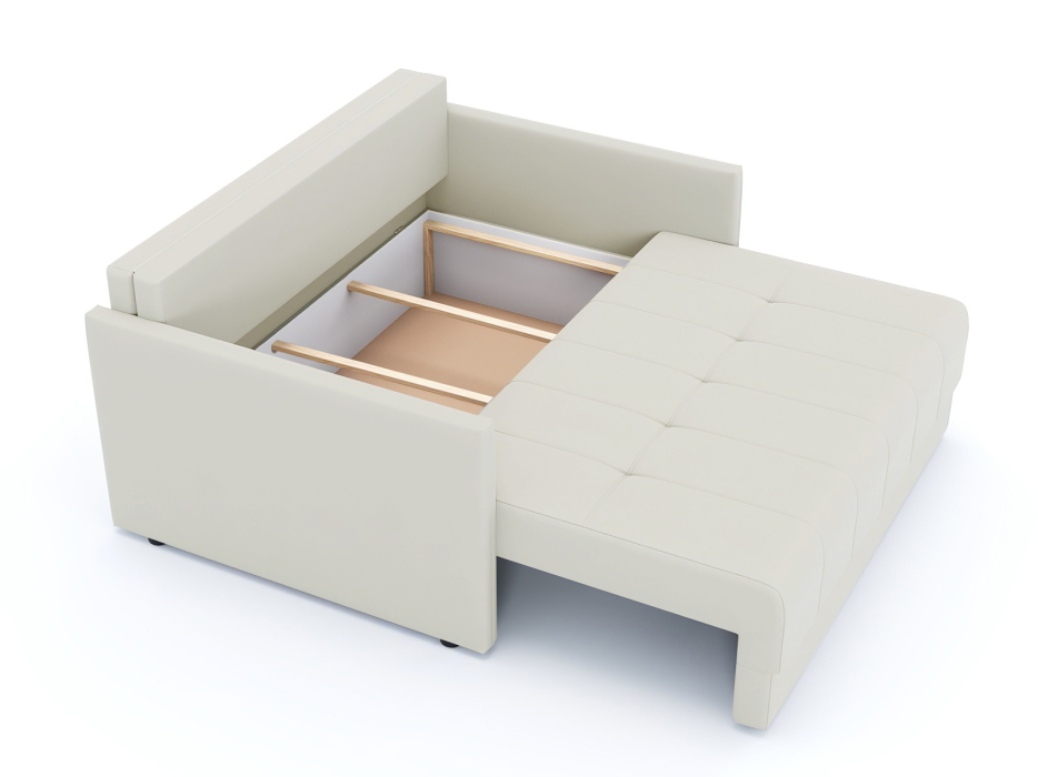 Диваны прямые, Диван-кровать Хант Мини, еврокнижка трехсекционная, велюр 