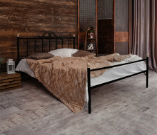 Кованые кровати, Кованая кровать Оливия 1.4 с одной спинкой