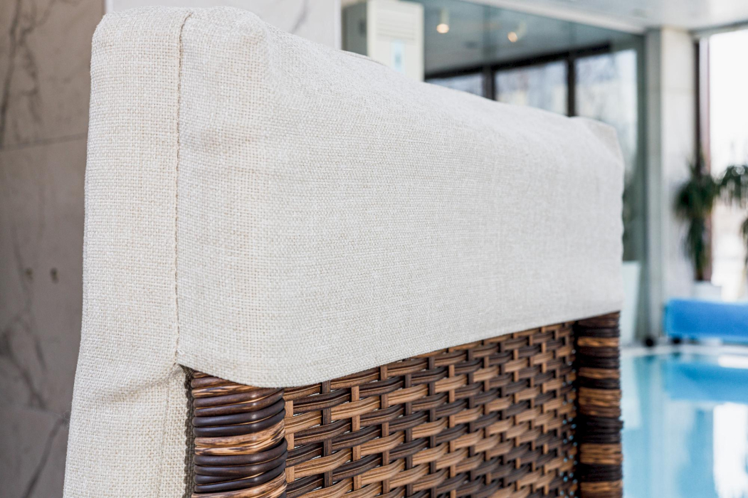 Шезлонги, Шезлонг AGATA коричневый с матрасом