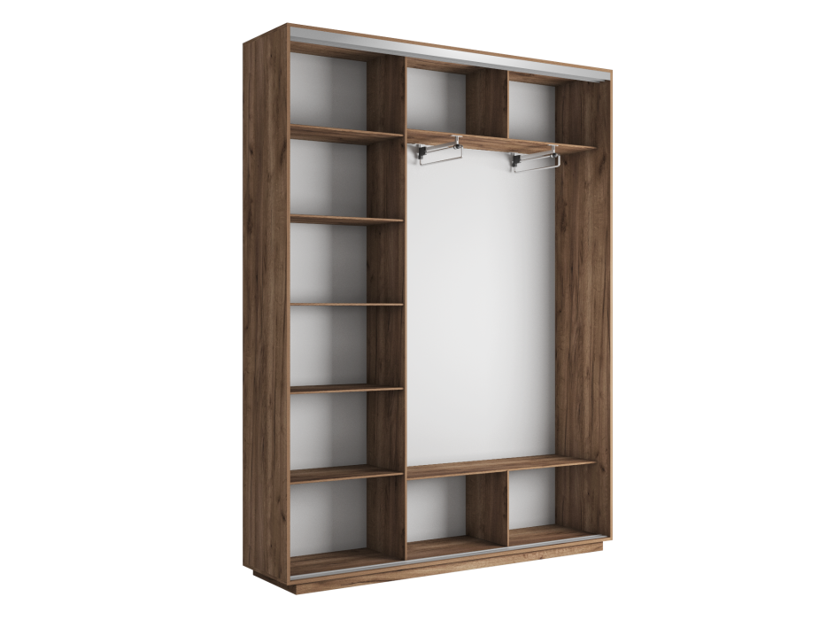 Шкафы-купе 3-х дверные, Шкаф-купе Экспресс Экспенс трио 2200 x 2100 x 450