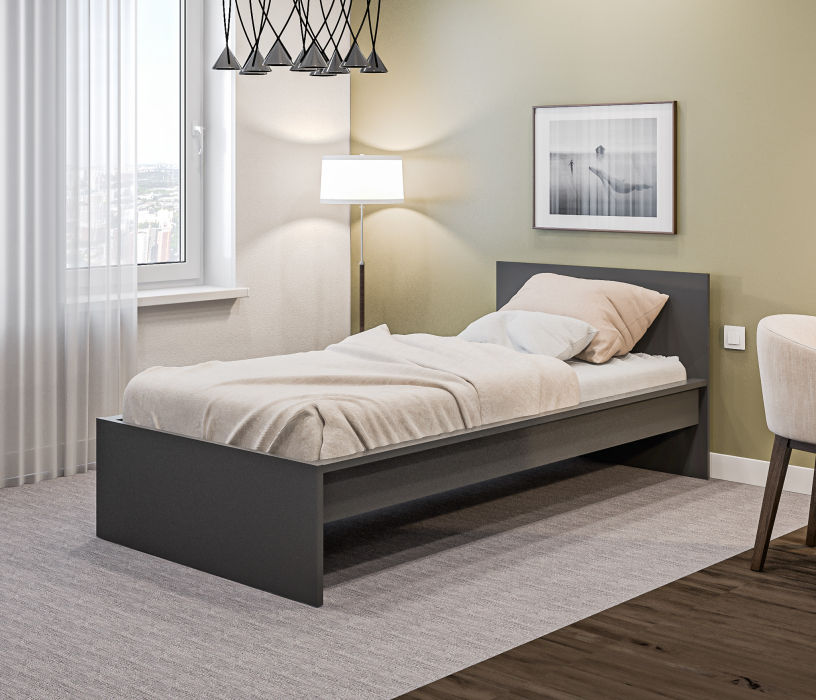 Кровати 90 см, Кровать (900) Леон/Бруклин СБ-3366