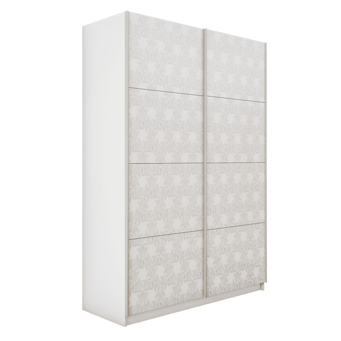 Шкафы-купе 2-х дверные, Шкаф-купе Прайм 2-х дверный Фотопечать Калейдоскоп Стекла/Доводчики 120х57х230