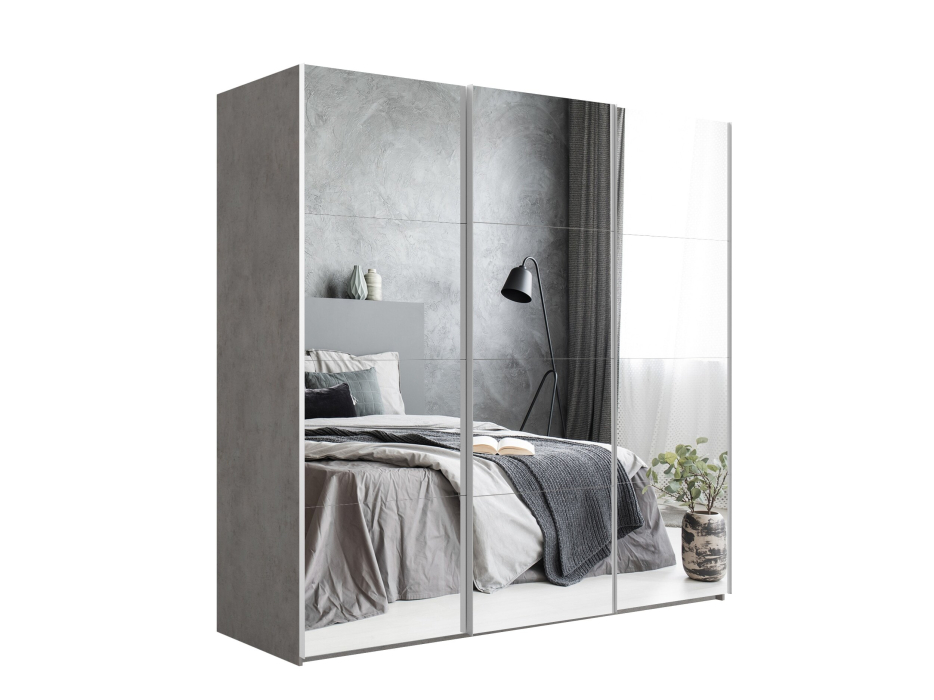 Шкафы-купе 3-х дверные, Шкаф-купе Эста Зеркало+Зеркало+Зеркало 270х66х240