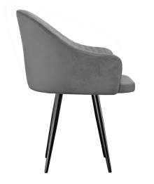 Стул 439 поворотный, ножки черные