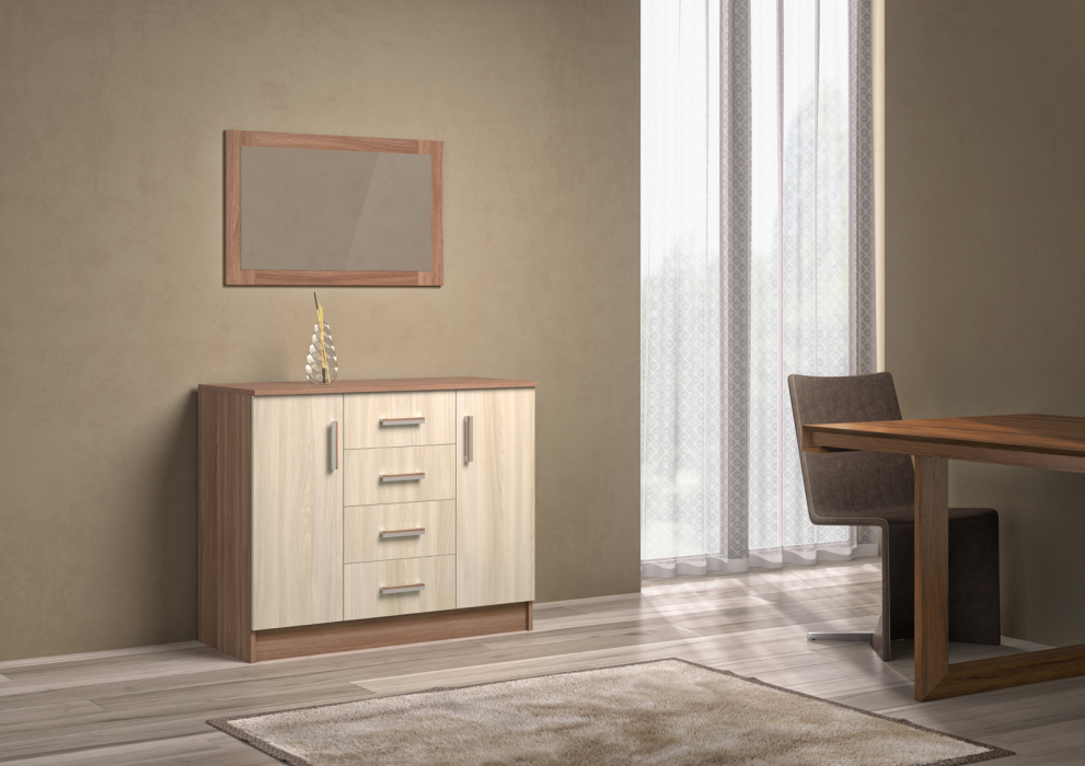 Комоды, Комод К1000-2Д ЛДСП