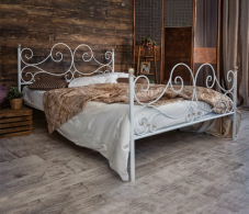 Кованые кровати, Кованая кровать Верона 1.4 с двумя спинками