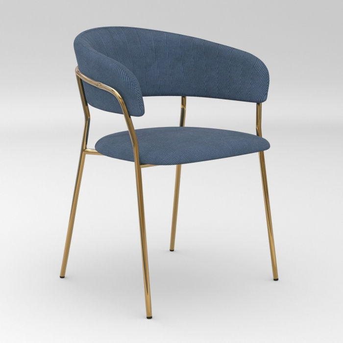 Стулья, Стул Whispered Fusion вельвет, золотой