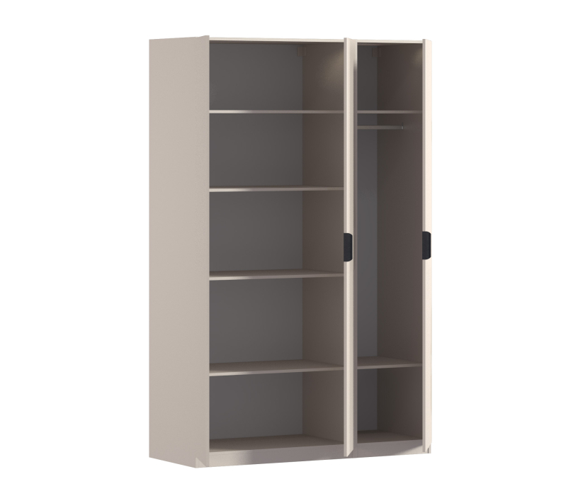 Для одежды, Шкаф трехдверный Макс 1500 мм, вариант №3 (ЛДСП/МДФ)