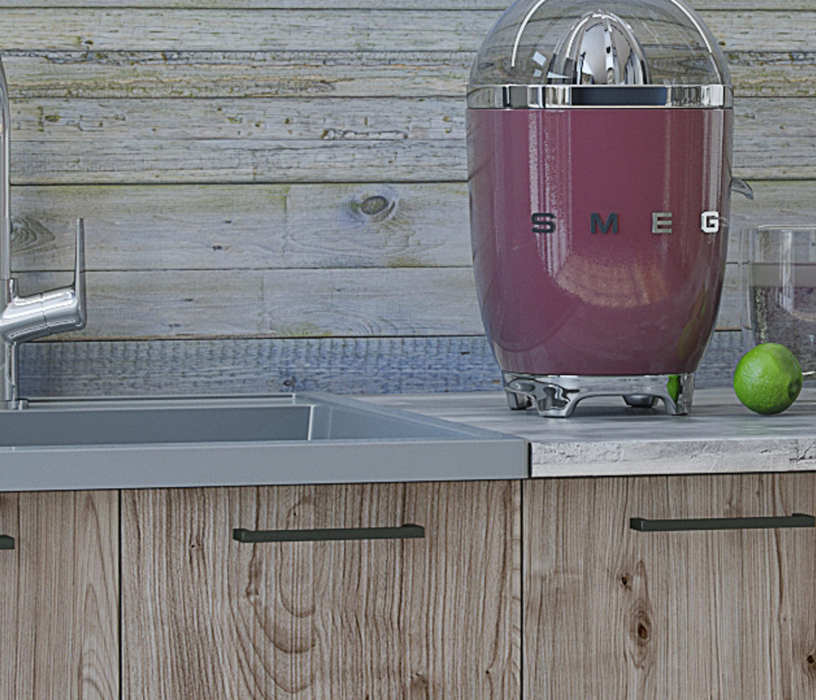 Кухонные гарнитуры, Кухня Астра 1,6 м Красное дерево патина/Дуб галиано МДФ