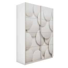 Шкаф-купе Прайм 2-х дверный Фотопечать Шары Стекла/Доводчики 120х57х230