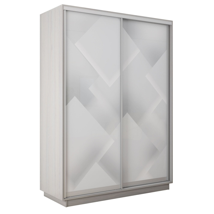 Шкафы-купе 2-х дверные, Шкаф-купе Экспресс 2-х дверный Фотопечать Квадрат Стекла 140х45х220