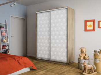 Шкаф-купе Экспресс 2-х дверный Фотопечать Калейдоскоп Стекла 140х60х240