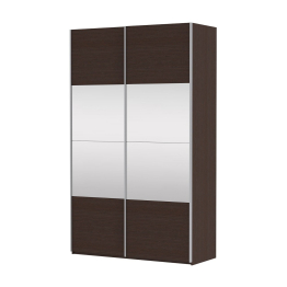 Шкаф Прайм дуо Комби ДСП +зеркало 2300 х 1400 х 570