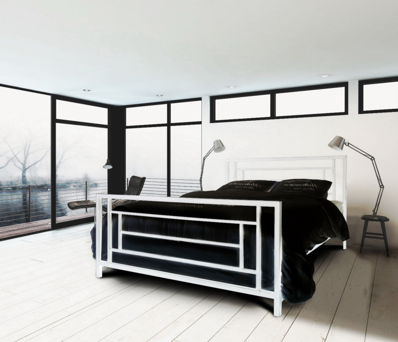 Кровати 180х200, Кровать в стиле лофт Орландо 1.8