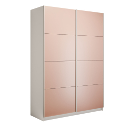 Шкаф-купе Прайм 2-х дверный Стекла пудра/Доводчики 160х57х230