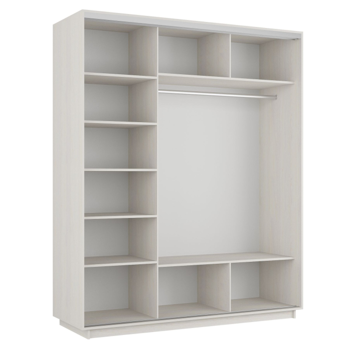 Шкафы-купе 3-х дверные, Шкаф-купе Экспресс 3-х дверный Фотопечать Шелк Стекла 180х60х240