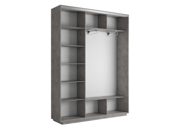 Шкаф-купе Экспресс 3-х дверный Фотопечать Ленты Стекла 240х45х220