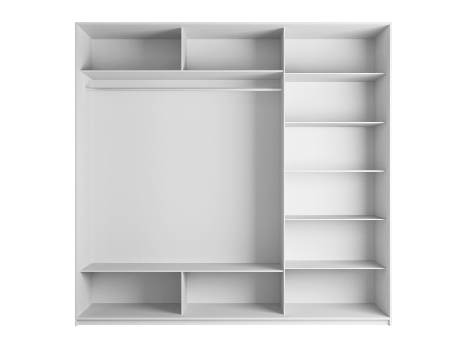 Шкафы-купе 3-х дверные, Шкаф-купе Прайм 3-х дверный Стекла фисташка/Доводчики 180х57х230