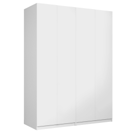 Шкаф складной Е1 Локер ("Гармошка" с системой Push to Move/Левый)162х52.5х220 см,с полками и двумя модулями