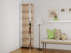 Открытые, Стеллаж модульный Универсальный 35х60х240 Зеркало