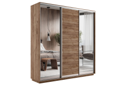 Шкафы-купе, Шкаф-купе Экспресс Медиум (2 зеркала) трио 2400 x 1800 x 600
