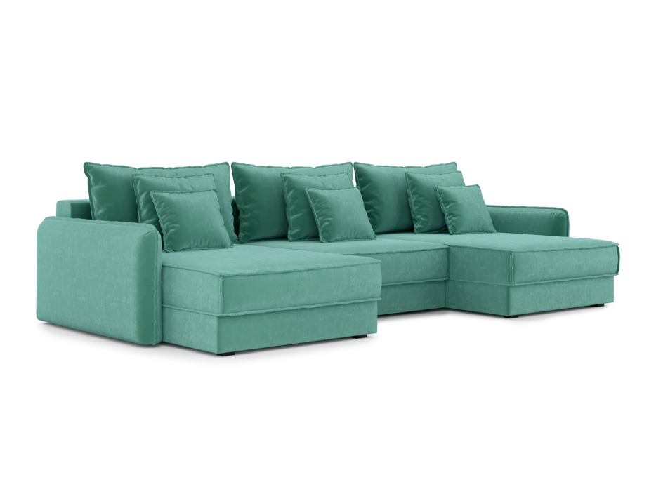 Диваны угловые в гостиную, Диван П-образный Кросби М102